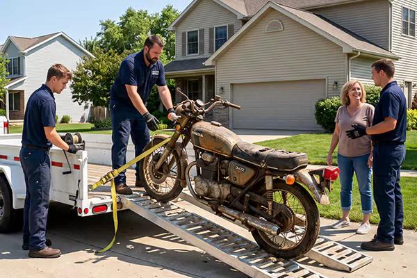 Junk Motorcycle Removal in Dallas, TX