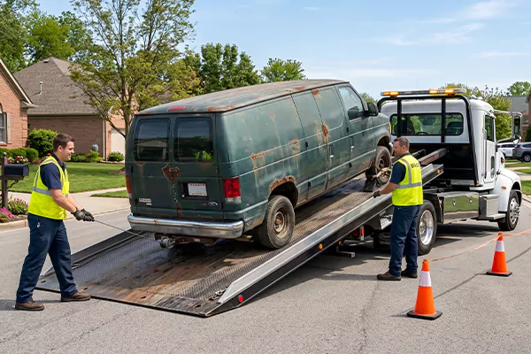 Junk Van Removal in Dallas, TX